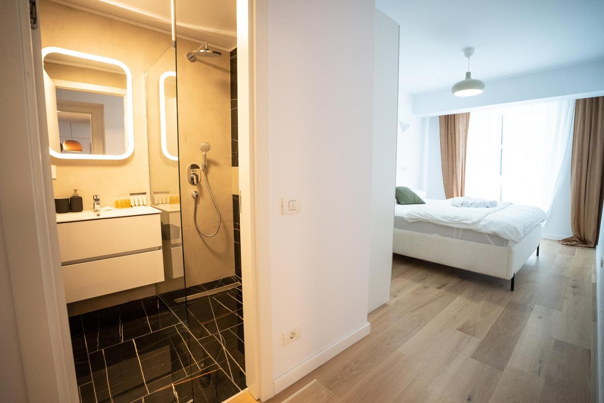 The Level Sanctuary: Free Parking & Netflix Lägenhet Bukarest Exteriör bild
